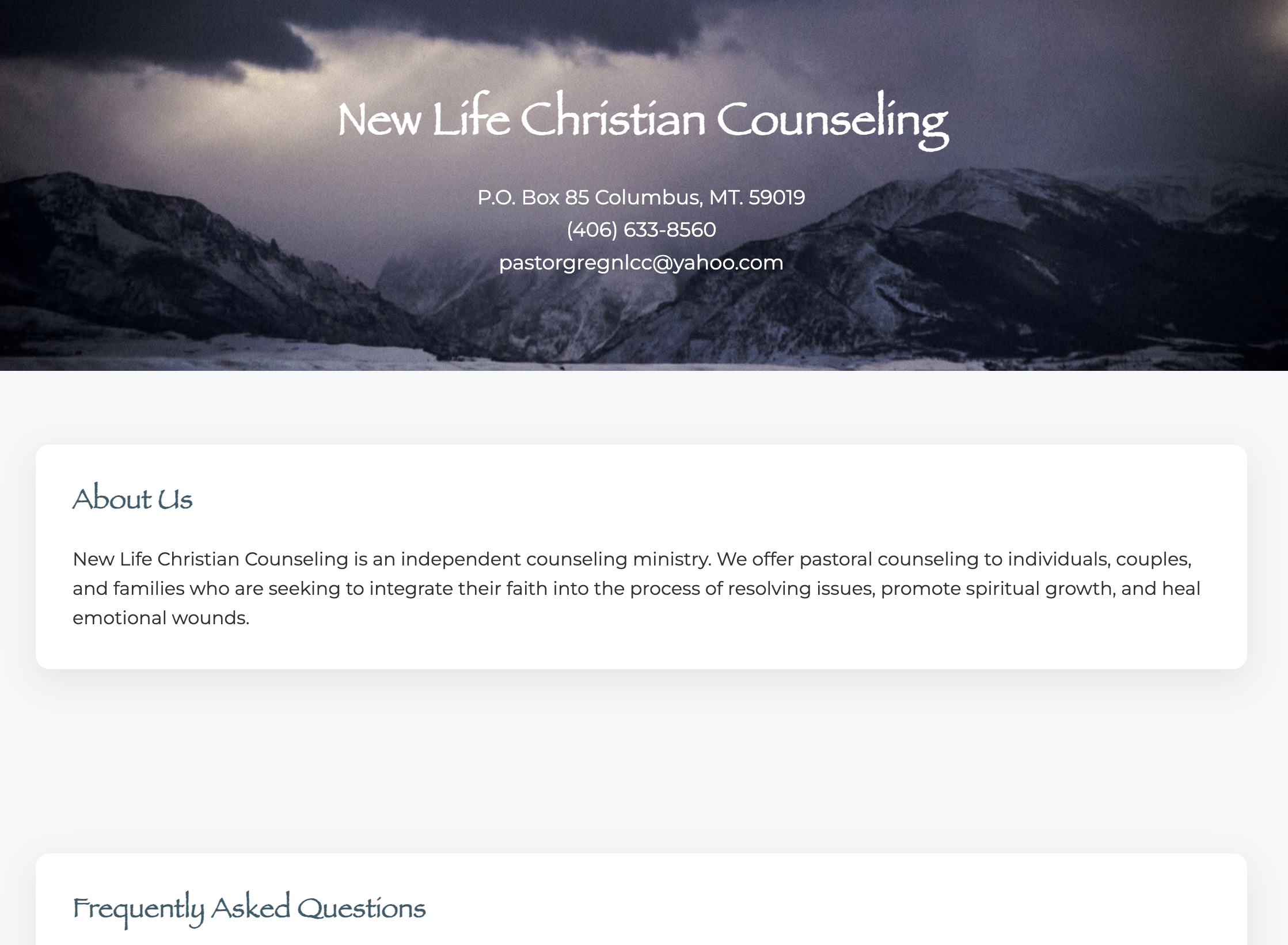 New Life Christian Counseling