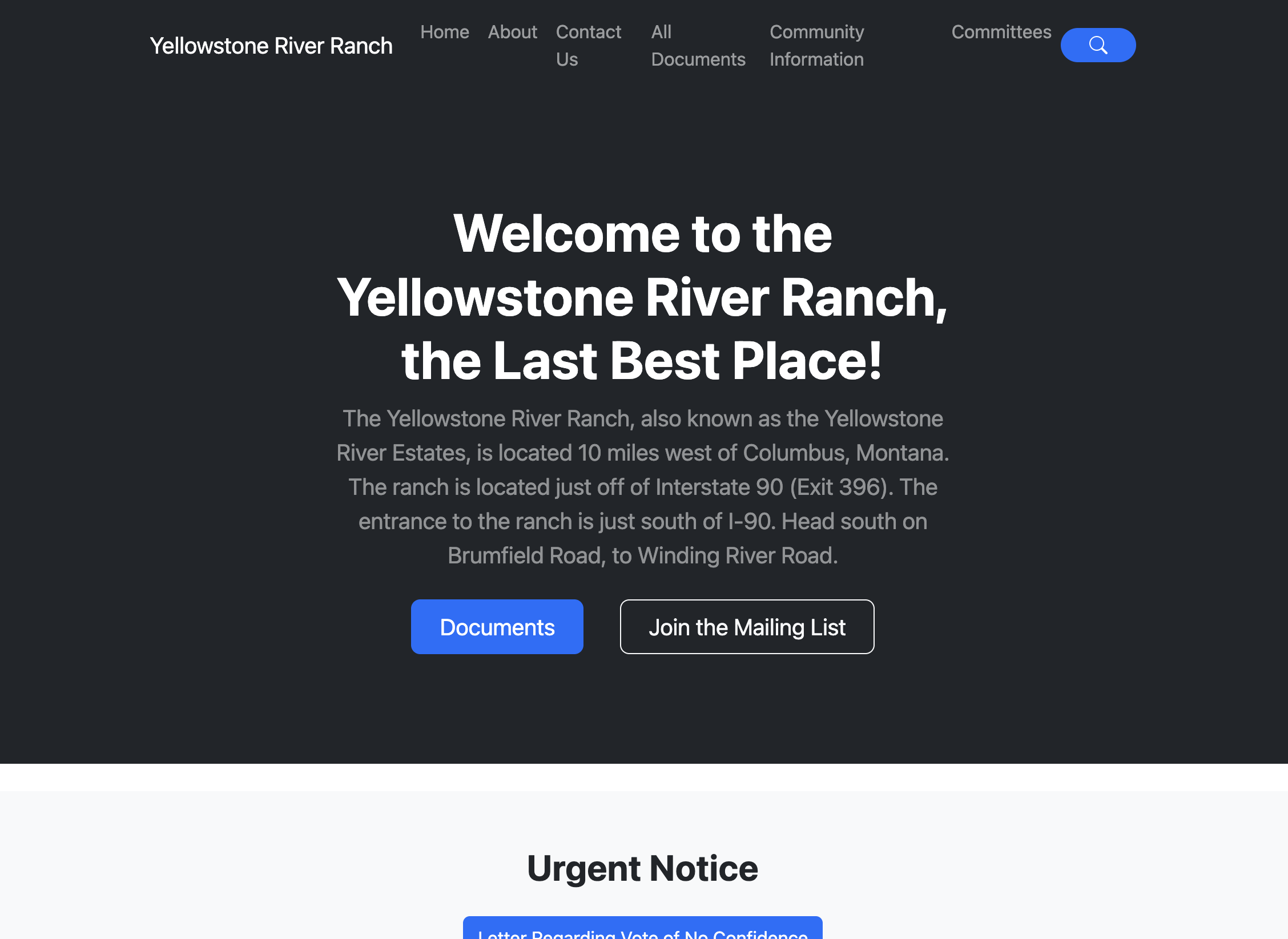 Yellowstone River Ranch